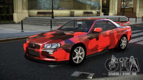 Nissan Skyline R34 GT-R NF-E S4 para GTA 4