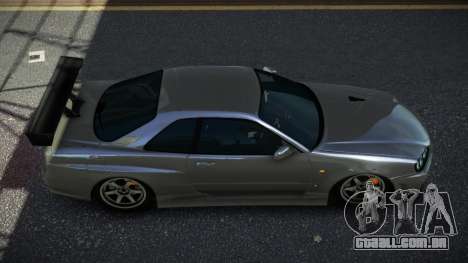 Nissan Skyline R34 GT-R 02th para GTA 4