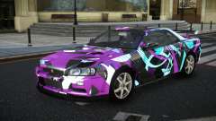 Nissan Skyline R34 GT-R NF-E S11 para GTA 4