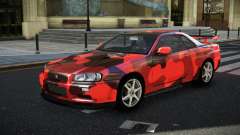 Nissan Skyline R34 GT-R NF-E S4 para GTA 4