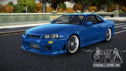 Nissan Skyline R34 99th para GTA 4