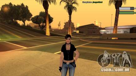 Claire Redfield Preto para GTA San Andreas