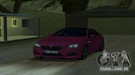 BMW M6 cupê 2014 para GTA San Andreas