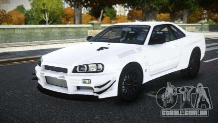 Nissan Skyline R34 GT-R TYH para GTA 4