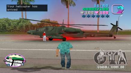 Entrega de helicóptero Hunter para GTA Vice City