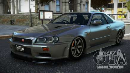 Nissan Skyline R34 GT-R 02th para GTA 4