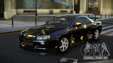 Nissan Skyline R34 GT-R NF-E S10 para GTA 4