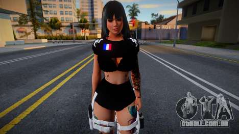 Sexy Girl France Skin para GTA San Andreas