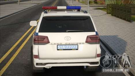 Toyota Land Cruiser - Vietnam Traffic Police Car para GTA San Andreas