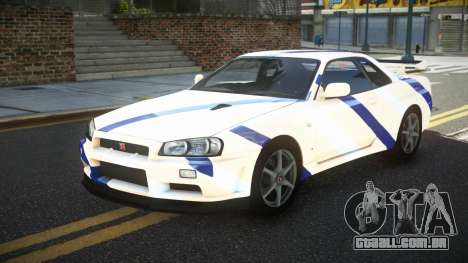 Nissan Skyline R34 GT-R XD-L S8 para GTA 4