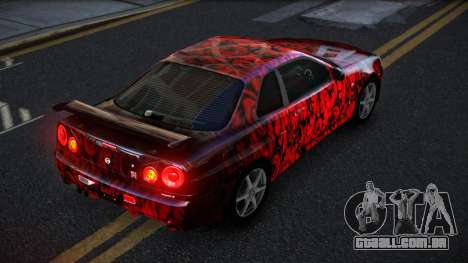 Nissan Skyline R34 GT-R XD-L S12 para GTA 4