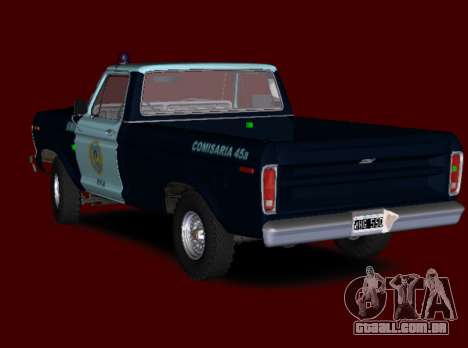 Ford F100 1978 Polícia Federal para GTA San Andreas