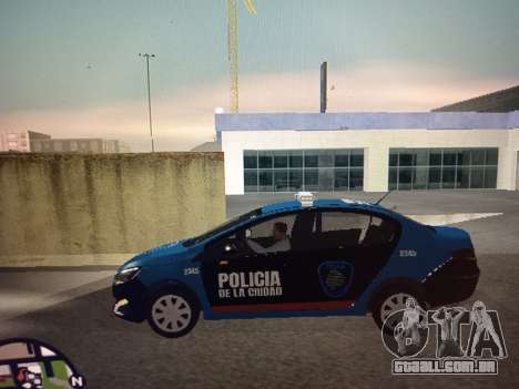 Peugeot 408 Polícia Caba para GTA San Andreas