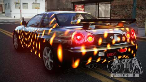 Nissan Skyline R34 GT-R XD-L S1 para GTA 4