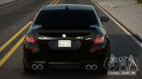 BMW M5 F10 Blak para GTA San Andreas