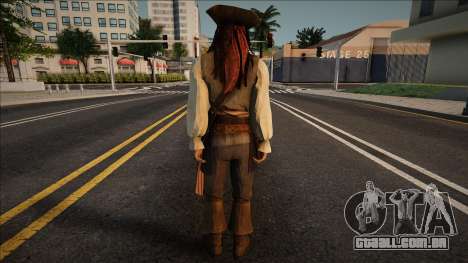 Jack Sparrow - Pirates Oc para GTA San Andreas