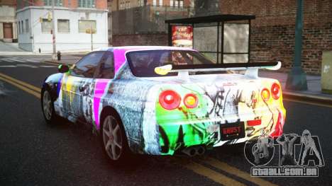 Nissan Skyline R34 GT-R XD-L S14 para GTA 4