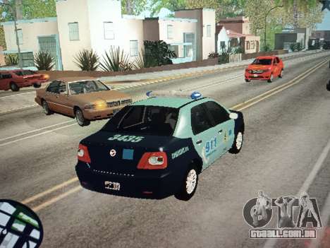 Fiat Siena 1.4 Bombeiros da Polícia Federal para GTA San Andreas