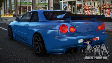 Nissan Skyline R34 BES para GTA 4