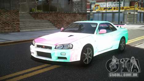 Nissan Skyline R34 GT-R XD-L S7 para GTA 4