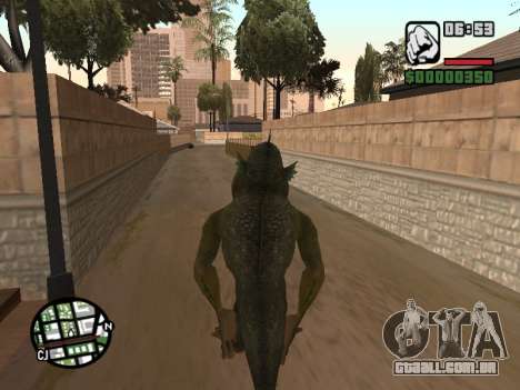 Monstros Missing Link vs Aliens para GTA San Andreas