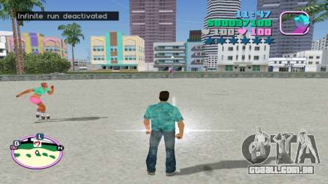 Código de trapaça de execução infinita para GTA Vice City