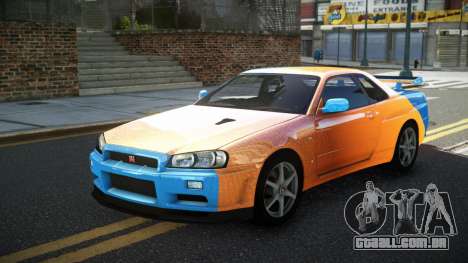 Nissan Skyline R34 GT-R XD-L S6 para GTA 4