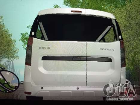 Dacia Dokker com Windows para GTA San Andreas