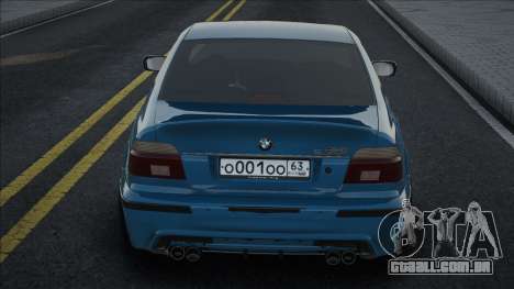 BMW E39 Blue para GTA San Andreas