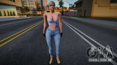 Sherry Birkin Skinny Mod (RE6) para GTA San Andreas