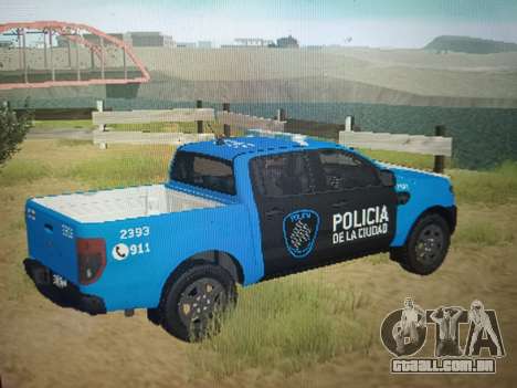 Ford Ranger polícia CABA para GTA San Andreas