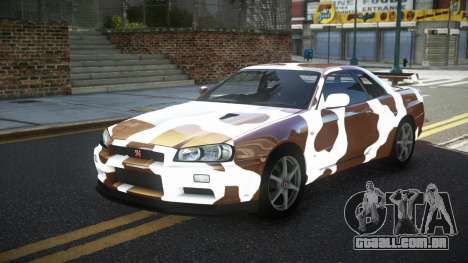 Nissan Skyline R34 GT-R XD-L S4 para GTA 4