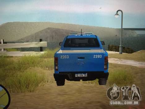 Ford Ranger polícia CABA para GTA San Andreas