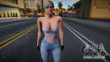 Sherry Birkin Skinny Mod (RE6) para GTA San Andreas