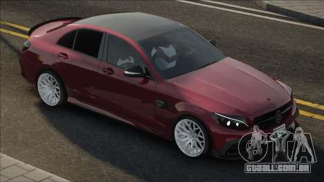 Mercedes-Benz C63 Edza para GTA San Andreas