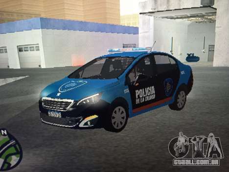 Peugeot 408 Polícia Caba para GTA San Andreas