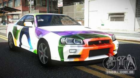 Nissan Skyline R34 GT-R XD-L S9 para GTA 4