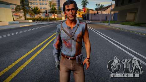 Ash de Evil Dead 3 The Game CON EXPRESIONES FACI para GTA San Andreas