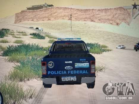 Ford Ranger Polícia Federal Argentina para GTA San Andreas