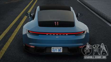 Porsche 911 (992) Blue para GTA San Andreas