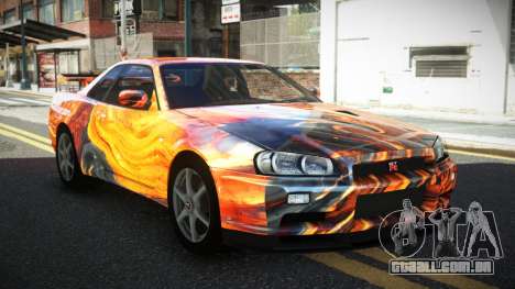 Nissan Skyline R34 GT-R XD-L S3 para GTA 4