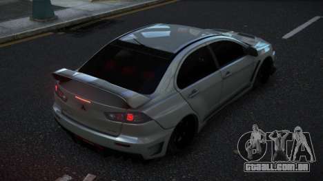 Mitsubishi Lancer Evo X RH para GTA 4