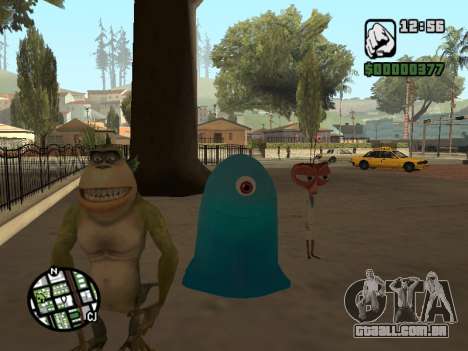 Bob Monstros vs Alienígenas para GTA San Andreas