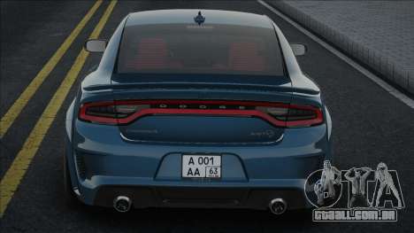 Dodge Charger SRT Hellcat 2020 Blue ver para GTA San Andreas