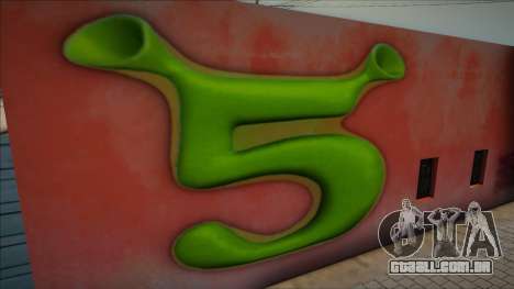 Shrek 5 Logo Mural para GTA San Andreas