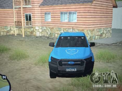 Ford Ranger polícia CABA para GTA San Andreas