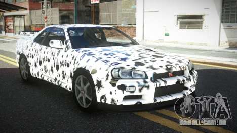 Nissan Skyline R34 GT-R XD-L S5 para GTA 4