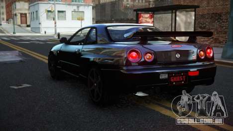 Nissan Skyline R34 CB para GTA 4