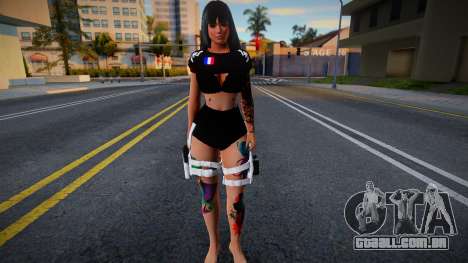 Sexy Girl France Skin para GTA San Andreas