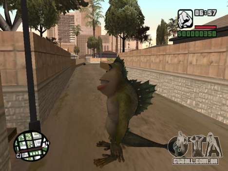 Monstros Missing Link vs Aliens para GTA San Andreas